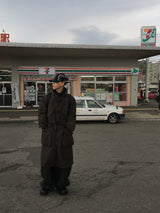 Fine Over Long Hooded Jacket 3C
