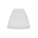 Anne Dot midi skirt (white)