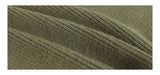 high-neck button bold ribbed loose fit knitwear
