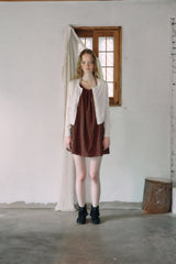 T/T Bod round knit cardigan (cream)