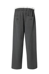 Frankie button pants - dark gray       