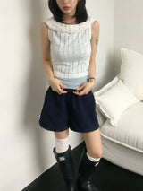 Sophie Drape Hoodie Sleeveless top (2c)