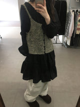 ビクトリアピンタックドレス (2color)