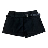 Belt line skirt pants