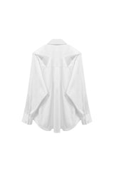 BRIGHT OVERSIZED SHIRT / WHITE