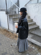 Soft Check Skirt