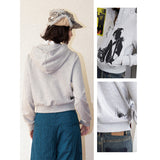 Black long-eared hat villain cardigan sweatshirt