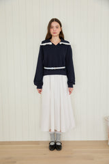 BLOSSOM COLLAR SWEATSHIRT