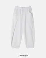 Tenby fold balloon sweat pants