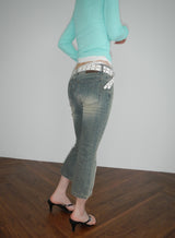 two-row stud belt(2 color)