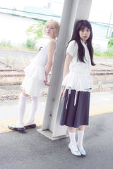 apron frill skirt