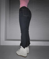 ノンフェイドブーツカットデニムパンツ