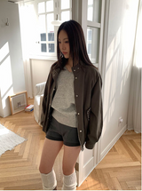 Urban cotton blouson jacket(2color)