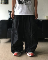 HS Rivet Line Nylon Balloon Pants (2C)