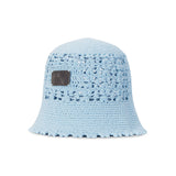 VA Plate Crochet Bucket Hat / Sky