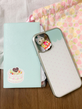 スイートベリー シルバー エポキシケース (white)