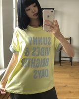 シホ レタリング ショートスリーブ Tシャツ