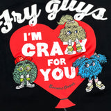 "LOVE FRY GUYS" バルーンプリント S/S Tシャツ
