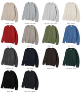 LMN レイニーアルパカウールラウンドニット (14 colors)