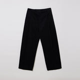 MAN ワンタックコーデュロイパンツ BLACK