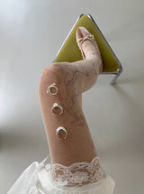 Jellyfish STAR tattoo stockings