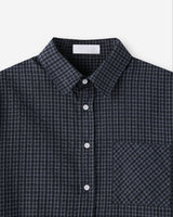 Myth Cropped Check Shirt