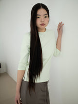COMFY 3/4 SLEEVE T (MELON)