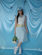 basics sleeveless - type 4(red,white,blue,flower)