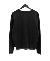 (unisex) Duvel Color Matching Layered V-Neck Knit