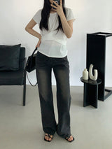 Amélie Shirred Wrap Blouse