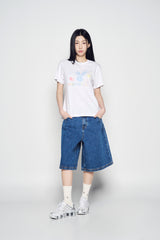 25SS ツインクルジュエリーバニーウィメンズショートスリーブTシャツ ホワイト