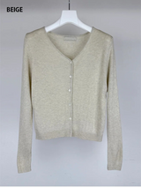 WOOL V-NECK CARDIGAN (5C)