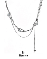 [Surgical Steel] Emerald Opal Drop Necklace - Aespa Winter, Ive Yujin Pick