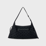 Buckle Cross Bag (Dot Black)