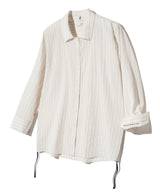 OL Vintage Pleated Stripe Shirt S145