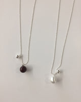 Clementine Silver Ball Necklace (2color)