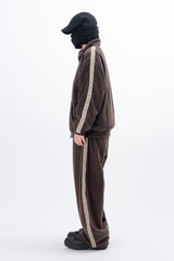 Selma Ethnic Fleece Set-up Track Top
