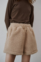 Boucle half pants (Beige)