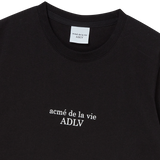 25SS ベーシックロゴウーマンショートスリーブTシャツ ブラック