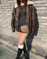 ヴィンテージファーレザージャケット