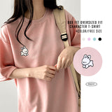 ラビットエンブロイダードショートスリーブTシャツ