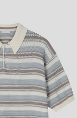 [S/S] Inconnect stripe kara half knit(3color)