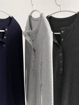 Base Spandex Round Long Sleeve T-Shirt