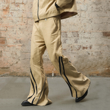 RELABEL 24SS ‘Tunnel’ トラックリニアストラクチャードポリモーフィックスプリットマルチジップウォッシュスラックス
