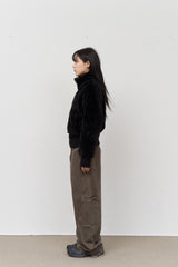 アーン染色カーブパンツ