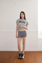 WAFFLE T-SHIRT - GRAY