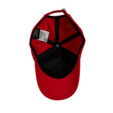 Slogon logo ball cap - red