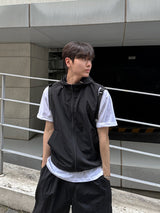 Nylon Hood Vest