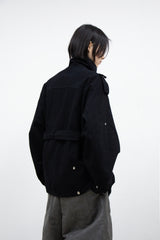 RELABEL (Dream Tailor) Adjustable Length Multi-Style Washed Distressed M65 Jacket