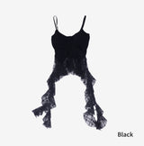 Bella Lace Uneven Sleeveless